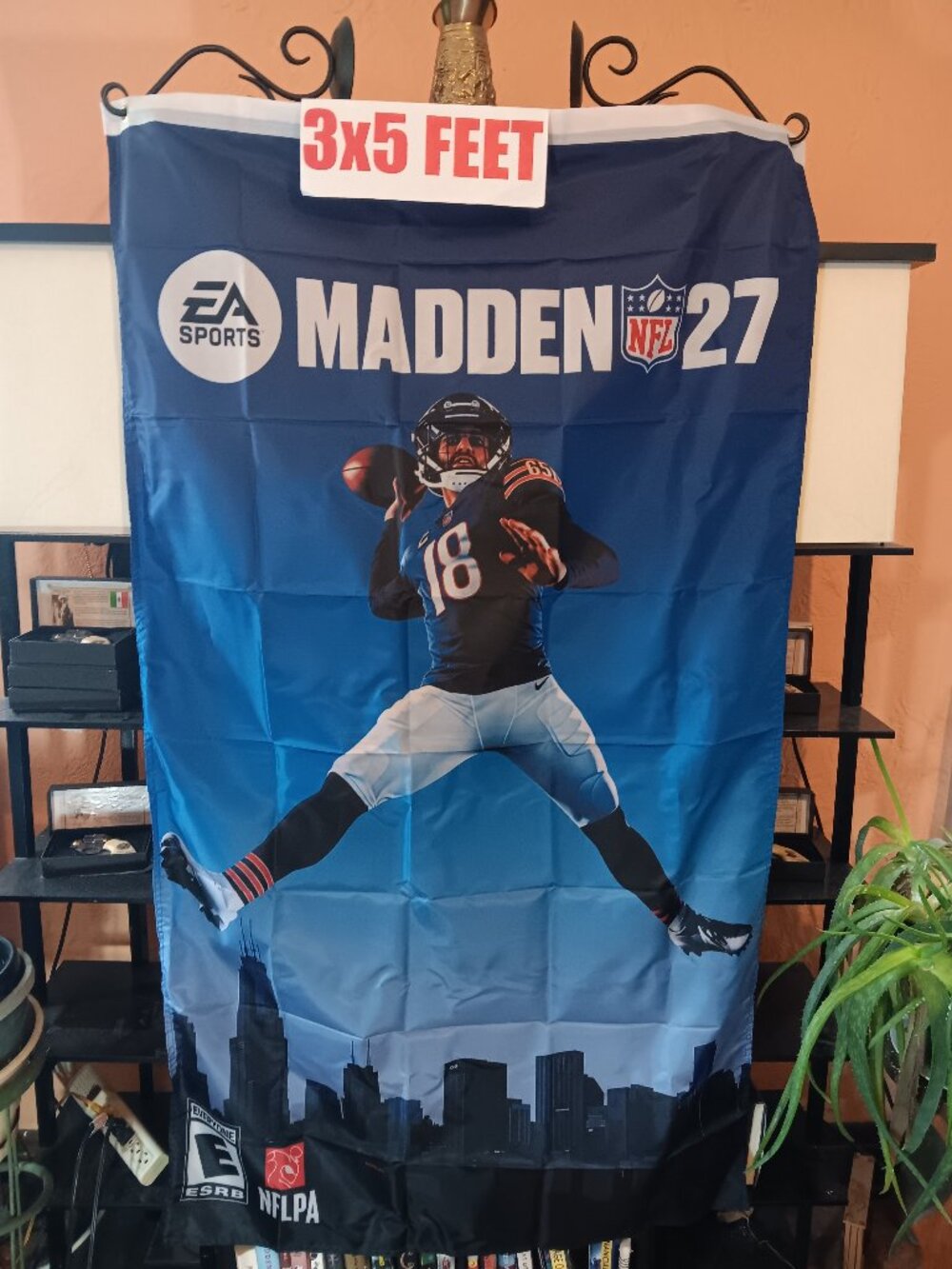 Madden NFL 27 Chicago Bears Caleb Williams 3X5 Feet Flag Banner 2027